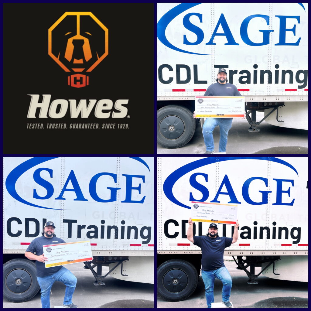 Terry McClendon Sage Truck Driving Schools Howes Products Scholarship
